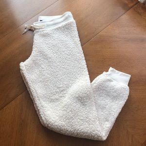 Cream Super Soft Jogger Sweatpants